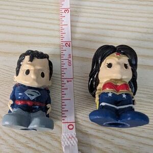 Superhero Figurine Set - Blue and Red